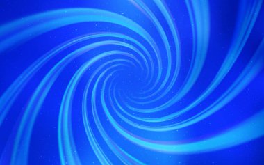 Uzay yıldızlı hafif Mavili vektör şablonu. Parlak astronomik yıldızlı parlak renkli çizimler. Astronomi web siteleri için desen.