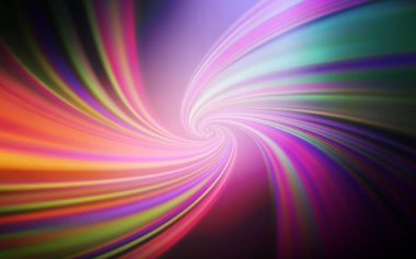 Koyu pembe, sarı çizgili sarı vektör arkaplan. Basit ve eğik renkte renkli bir tasvir. Tasarımınız için renkli dalga deseni.