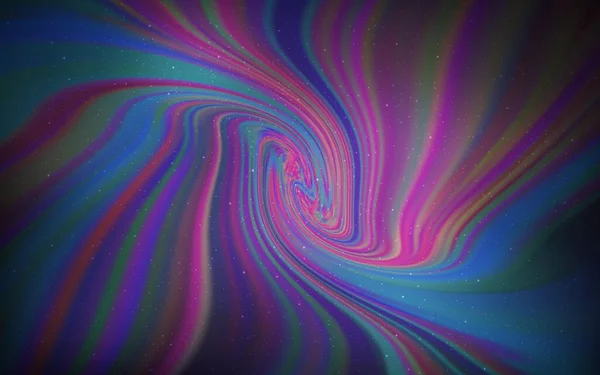Світло Фіолетовий Векторний Шаблон Космічними Зірками Розмитий Декоративний Дизайн Простому — стоковий вектор