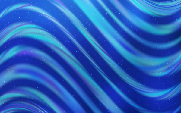 Світло Blue Векторний Шаблон Космічними Зірками Блискуча Кольорова Ілюстрація Яскравими — стоковий вектор