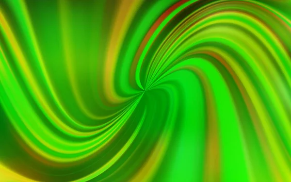 Hellgrüner Gelber Vektor Verschwommen Und Farbige Muster Moderne Abstrakte Illustration — Stockvektor