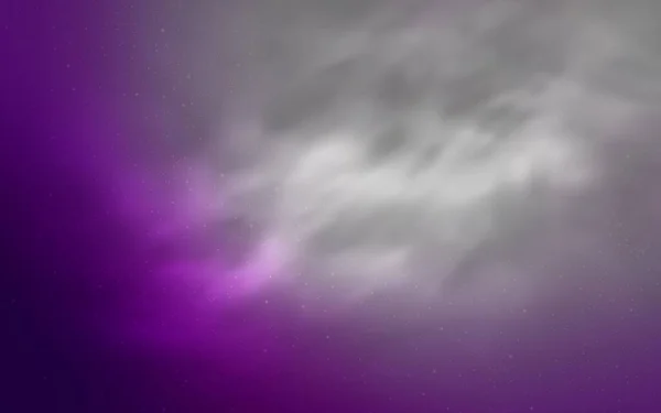 Hellrosa Vektortextur Mit Milchstraßensternen Leuchtende Illustration Mit Himmelssternen Auf Abstrakter — Stockvektor