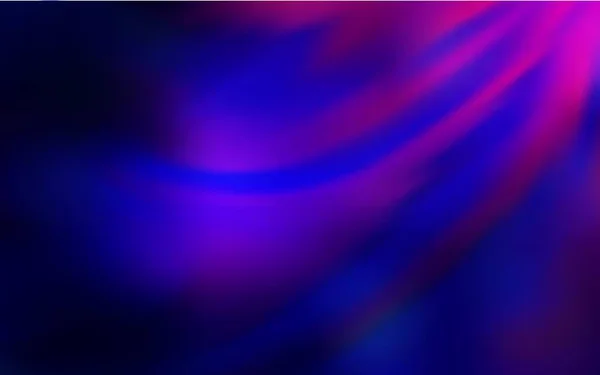 Tmavá Růžová Modrý Vektor Rozmazaný Barevný Vzor Třpytivé Abstraktní Ilustrace — Stockový vektor