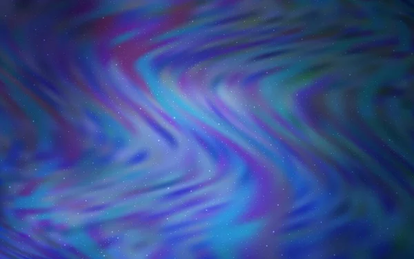 ライトブルーのベクトル背景と天体 グラデーションでぼやけた抽象的な背景をした宇宙の星 未来的な広告 小冊子のパターン — ストックベクタ