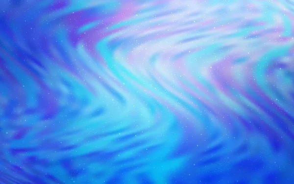 Heller Blauer Vektorhintergrund Mit Astronomischen Sternen Moderne Abstrakte Illustration Mit — Stockvektor