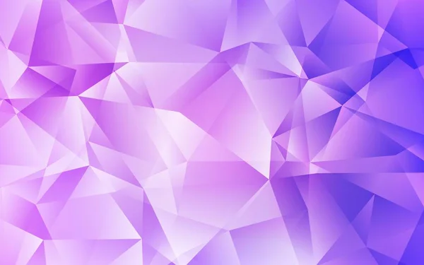 浅紫色矢量梯度三角形图案 带有渐变的Origami风格的几何图解 全新的商业设计风格 — 图库矢量图片