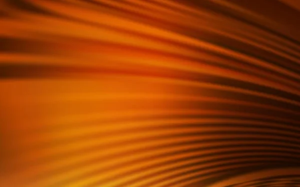 Donker Oranje Vector Patroon Met Gebogen Lijnen Kleurrijk Geometrisch Monster — Stockvector