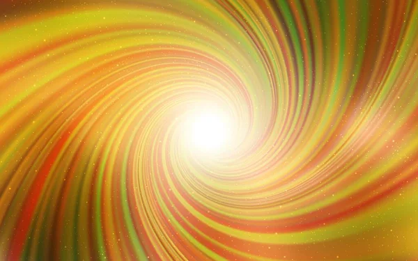 Açık Yeşil Uzay Yıldızlı Sarı Vektör Şablonu Renkli Kozmik Yıldızlı — Stok Vektör