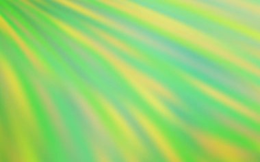 Tekrarlanan çubuklu açık yeşil vektör şablonu. Keskin çizgili parlak renkli çizimler. Reklamlar, posterler, afişler için desen.