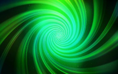 Samanyolu yıldızlı koyu yeşil vektör dokusu. Parlak astronomik yıldızlı parlak renkli çizimler. Astroloji web siteleri için desen.