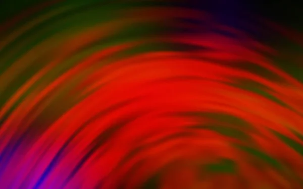Темно Красная Векторная Компоновка Мокрыми Линиями Красочная Иллюстрация Абстрактном Стиле — стоковый вектор