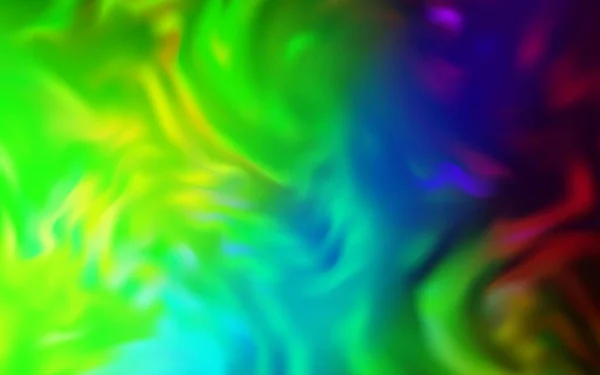 Dark Multicolor Vecteur Flou Motif Lumineux Une Élégante Illustration Lumineuse — Image vectorielle