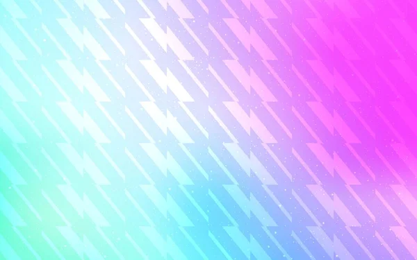 ライトピンク フラットラインとブルーベクトルレイアウト シャープなストライプと輝く色のイラスト 美しい背景のためのテンプレート — ストックベクタ