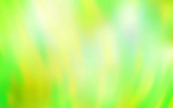 Luz Verde Vetor Amarelo Layout Embaçado Abstrato Uma Ilustração Colorida — Vetor de Stock