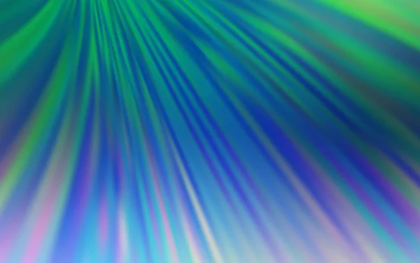 Hellblaue Grüne Vektor Verschwommen Glanz Abstrakte Vorlage Leuchtend Farbige Illustration — Stockvektor