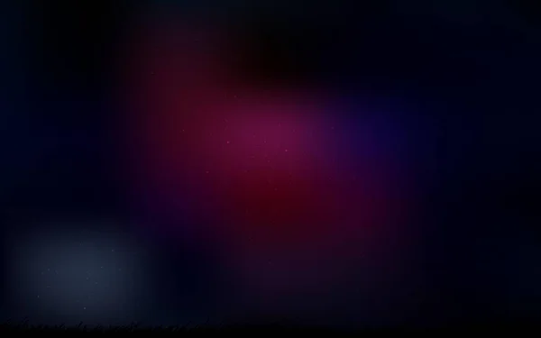 Темно Розовый Красный Векторный Фон Звездами Галактик Современная Абстрактная Иллюстрация — стоковый вектор