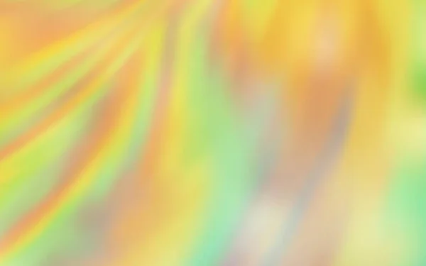 Hellgrüne Gelbe Vektor Verschwommen Glanz Abstrakte Vorlage Leuchtend Farbige Illustration — Stockvektor