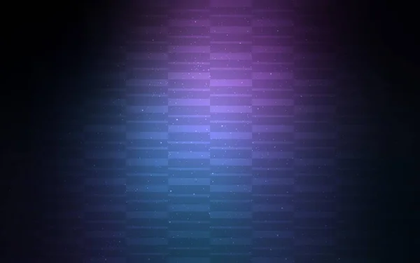 ダークピンク 直線の青いベクトルの背景 カラフルな棒で抽象的なイラストを光る ポスター バナーのパターン — ストックベクタ