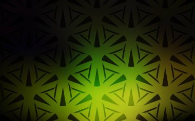 Arkaplanda çizgiler, üçgenler var. Renkli üçgenlerin olduğu bir resim. Duvar kağıtları için şablon.