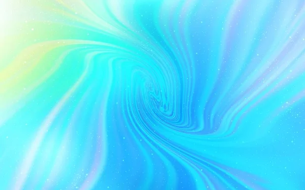 Ανοιχτό Μπλε Πράσινο Διανυσματικό Υπόβαθρο Αστρονομικά Αστέρια Glitter Αφηρημένη Απεικόνιση — Διανυσματικό Αρχείο