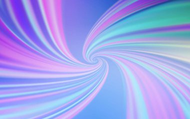 Açık Pembe, eğri çizgileri olan mavi vektör arkaplan. Yaratıcı illüstrasyon, yarım tonlu ve eğimli. Web siteniz için soyut tasarım.