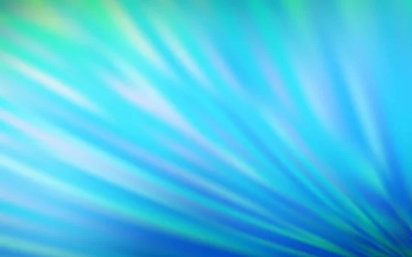 Azul Claro Textura Vectorial Verde Con Líneas Colores Ilustración Brillante — Vector de stock