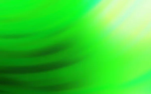Светло Зеленый Векторный Фон Мокрыми Линиями Яркая Иллюстрация Состоящая Изогнутых — стоковый вектор