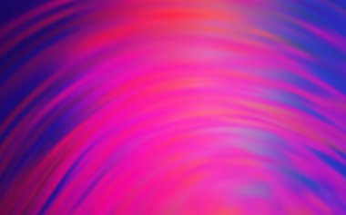 Açık Mor, eğri çizgili pembe vektör arkaplan. Değişken çizgileri olan renkli soyut çizimler. Tasarımınız için tamamen yeni bir şablon.