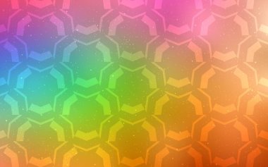 Açık Çoklu Renkli Vektör Arkaplanı Wry çizgileri ile. Soyut ve gradyan biçiminde geometrik çizim. İşiniz için yepyeni bir tasarım..