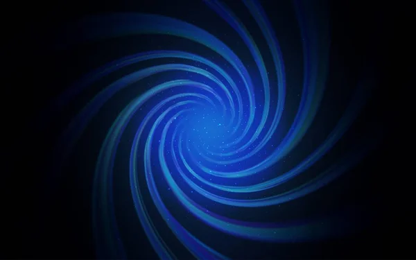 ダークブルーのベクトルテンプレート 抽象的なテンプレート上の空の星と輝くイラスト 宇宙背景用テンプレート — ストックベクタ
