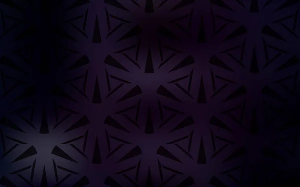 Modèle Vectoriel Violet Foncé Avec Style Polygonal Illustration Abstraite Moderne — Image vectorielle