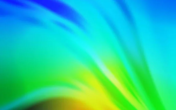 Светло Голубой Зеленый Вектор Размытый Фон Совершенно Новая Цветная Иллюстрация — стоковый вектор