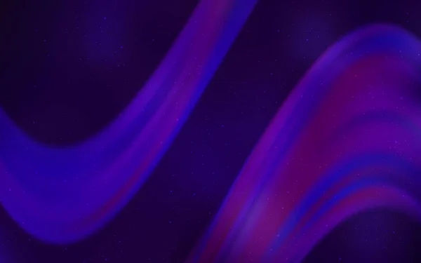 Pola Vektor Dark Purple Dengan Bintang Langit Malam Ilustrasi Berwarna - Stok Vektor