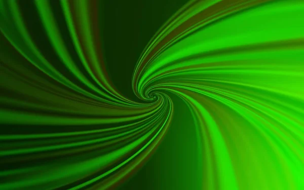 Hellgrüne Vektorvorlage Mit Gebogenen Linien Kreative Illustration Halbtonstil Mit Farbverlauf — Stockvektor