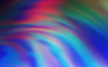 Koyu pembe, çizgili mavi vektör düzeni. Basit bir şekilde yepyeni renkli bir tasvir. Marka kitabı için şık bir desen.