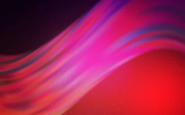 Dunkelviolette Rosa Vektorschablone Mit Raumsternen Leuchtende Illustration Mit Himmelssternen Auf — Stockvektor
