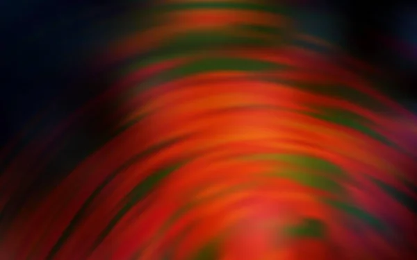 線で濃い赤のベクトルパターン 曲線で構成された輝くイラスト ブランドブックの新しいコンポジション — ストックベクタ