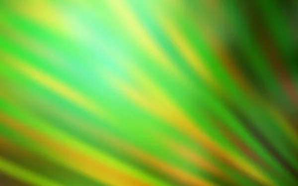 Fondo Vectorial Verde Claro Con Líneas Rectas Ilustración Abstracta Brillante — Vector de stock