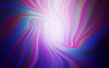 Samanyolu yıldızlı açık mor vektör dokusu. Büyük Ayı yıldızlı modern soyut illüstrasyon. Reklamınız, posteriniz, afişiniz için en iyi tasarım.