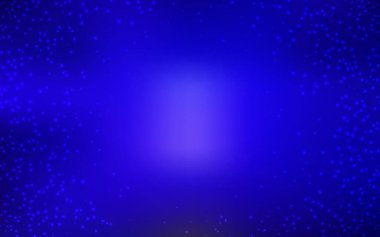 Astronomik yıldızlı koyu mavi vektör arkaplan. Renkli kozmik yıldızlı soyut çizimler. İş ilanınız için akıllı tasarım.