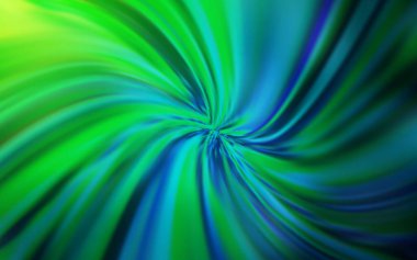 Açık mavi, yeşil vektör parlak soyut arkaplan. Görüntü stili ve gradyanı olan yeni renkli çizimler. Bir cep telefonu için arka plan.