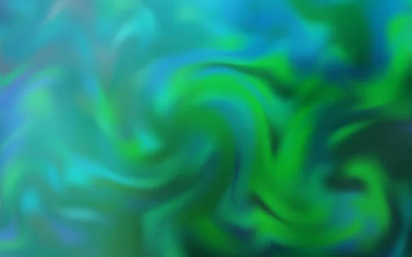 Светло Зеленый Вектор Цветного Размытия Фона Современная Абстрактная Иллюстрация Градиентом — стоковый вектор