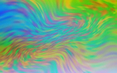 Açık mavi, yeşil vektör parlak deseni bulanıklaştırdı. Soyut ve gradyan renkte renkli çizimler. Tasarımının yeni yolu.