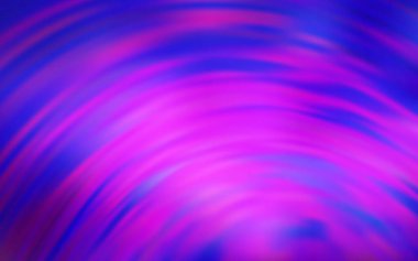 Açık Mor, eğri çizgili pembe vektör şablonu. Soyut ve gradyan biçiminde geometrik çizim. İşiniz için en renkli tasarım..