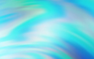 Açık mavi, yeşil vektör modern zarif arka plan. Gradyan tasarımlı, soyut, ışıltılı çizimler. Tasarımının yeni yolu.