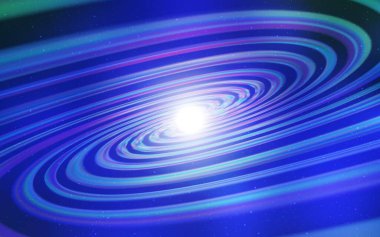 Samanyolu yıldızlı açık mavi vektör dokusu. Renkli kozmik yıldızlı soyut çizimler. Fütürist reklamlar ve kitapçıklar için şablon.