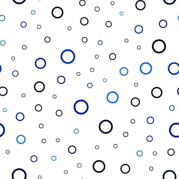 Fond Sans Couture Vecteur Bleu Clair Avec Bulles Illustration Abstraite — Image vectorielle