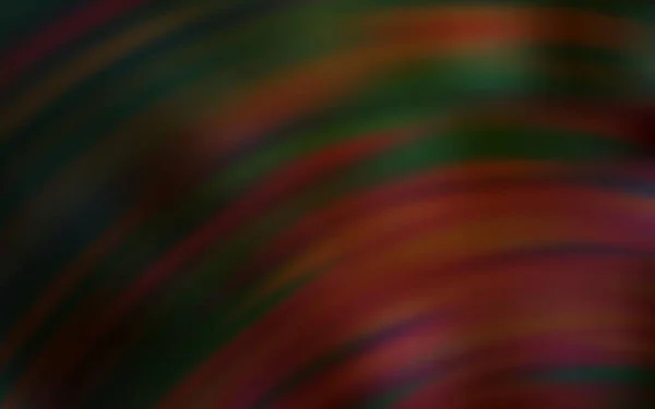 Векторне Тло Dark Brown Закрученими Лініями Колоритна Абстрактна Ілюстрація Градієнтними — стоковий вектор