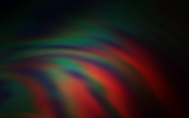 Koyu mavi, kırmızı çizgili vektör şablonu. Çağdaş gradyan soyut çizgileri olan çizimler. Web siteniz için soyut tasarım.