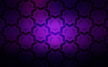 Koyu mor, pembe çizgili vektör deseni. Basit bir şekilde yepyeni renkli bir tasvir. İş tasarımınız için şablon.